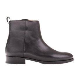 Marco Shoes Klassiske lavhælede støvler sort