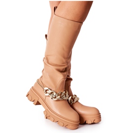 PB1 Camel Cecina høje støvler brun