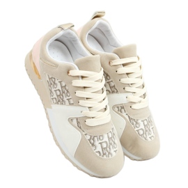 Beige sportssko B0-907 Beige