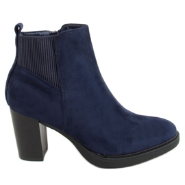 Marineblå støvler 1155 D.BLUE marine blå