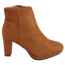 Camel F049 Camel højhælede støvler brun