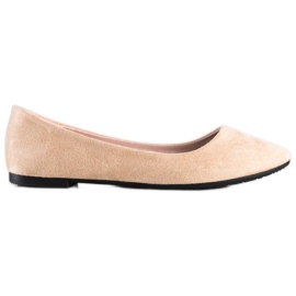 Sabatina Klassiske Beige Ballerinas