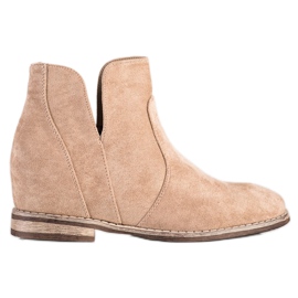 S. BARSKI Cowboystøvler på Koturnie S.BARSKI beige