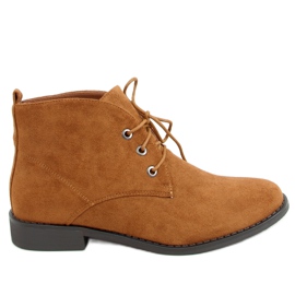 Snøresko camel 8321 Camel brun