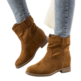 Violetta camel damestøvler brun