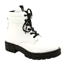 Malede kvinders støvler Caprice 9-25252-27 122 White hvid