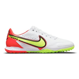 Nike React Tiempo Legend 9 Pro Tf M DA1192-176 fodboldsko lyserød, hvid, flerfarvet hvid