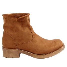 Klassiske damestøvler camel 9621 Camel brun