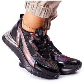 Vinceza Sportssko til kvinder Sneakers Sort Multi Buckland