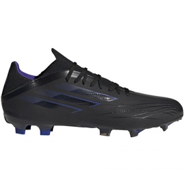 Adidas X Speedflow.2 Fg M FY3288 fodboldstøvler sort, sort, lilla sort