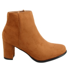 Klassiske høje hæle kamel E2165 Camel brun