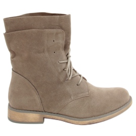Grå og beige støvler arbejdende NC1198 Khaki