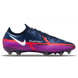 Nike Phantom GT2 Elite Fg M CZ9890-415 fodboldsko orange, lilla, navy violet