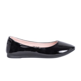 Sort skinnende ballerinaer Ballerinas