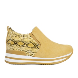 Senneps sneakers på Infinitale -kilen gul
