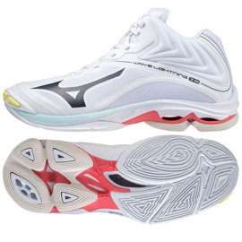 Mizuno Wave Lightning Z6 Mid W V1GC200510 volleyballsko hvid hvid