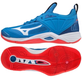 Mizuno Wave Momentum Ii M V1GA211224 volleyballsko blå blå
