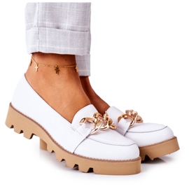 Lewski Shoes Læder loafers Lewski Sko 3040 Hvid