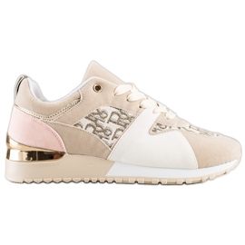 SHELOVET Stilfulde sneakers beige