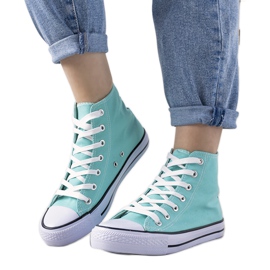 Turkis sneakers Felis ankel blå