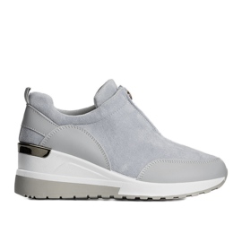 Grå Velasco sneakers i ruskind