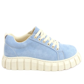 Blå kvinders sneakers AD-391 Blå