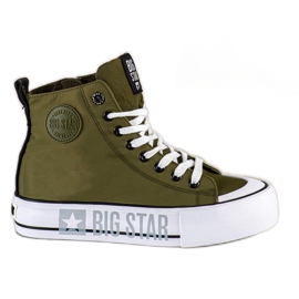 Sneakers Damskei Big Star II274017 grøn