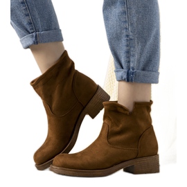 Roquelina brune slip-on støvler til kvinder
