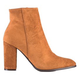 Bestelle Elegante kamelstøvler brun