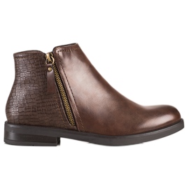 Clowse Casual Snake Print støvler brun