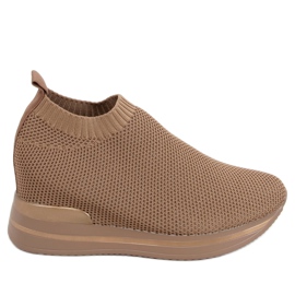 Camel RQ316 Camel wedge sportssko brun