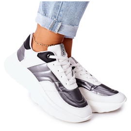 Sportssko til kvinder Memory Foam Big Star II274335 Hvid