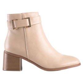 Seastar Elegante støvler i øko-læder beige
