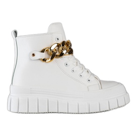 Seastar High-top sneakers med kæde hvid