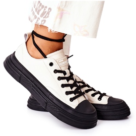 Varme sneakers til kvinder GOE II2N4036 Hvid sort