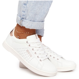 Kvinders lædersneakers Big Star DD274583 Hvid-kobber