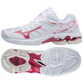 Mizuno Wave Voltage W V1GC216065 volleyballsko flerfarvet hvid