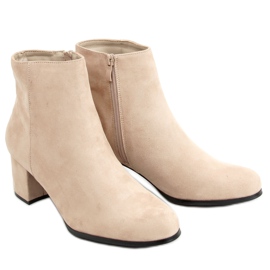 Beige høje hæle MM788 Khaki støvler