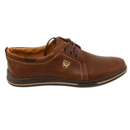 Polbut Læder herresko 343 DK.Camel brun