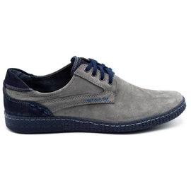 KOMODO Casual herresko 848 grå marine blå