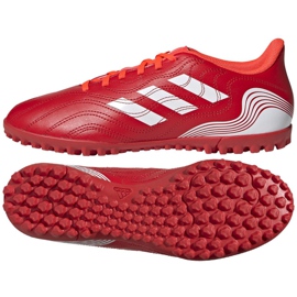 Adidas Copa Sense.4 Tf M FY6179 fodboldstøvler rød appelsiner og røde