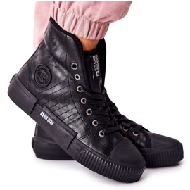 Kvinders sneakers Big Star II274155 Sort isoleret