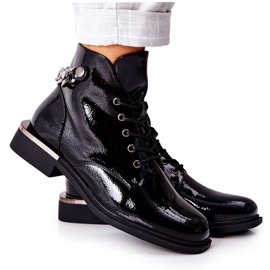Lakerede varme støvler Sergio Leone Black BT405 sort