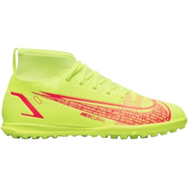 Nike Mercurial Superfly 8 Club Tf Jr CV0795 760 fodboldsko gul gule