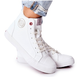Dame Sneakers Cross Jeans High White II2R4010C hvid