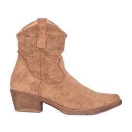 Beige cowboystøvler fra Bowie