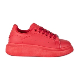 Runway kvinders røde sneakers