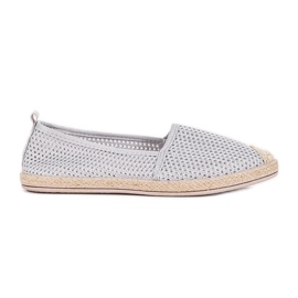 Solskinsgrå espadriller