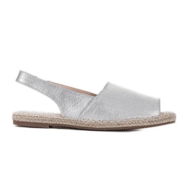 Dulce sølv espadrillessandaler