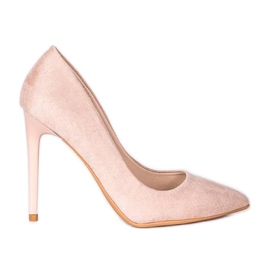 Megan beige høje hæle